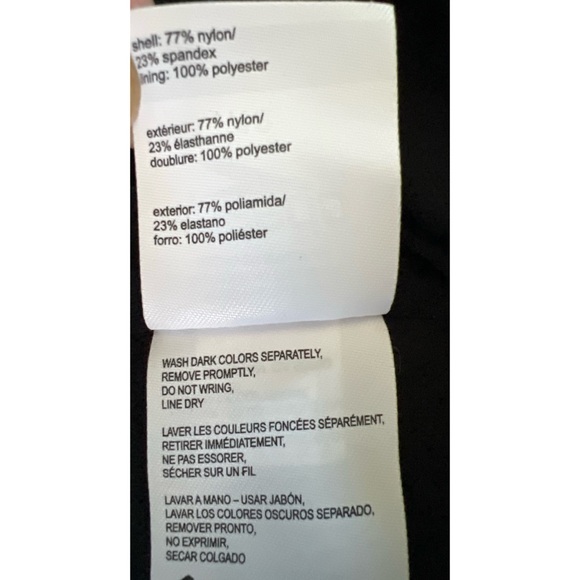 EUC Blue and Black One-Piece Swimsuit - Picture 5 of 5